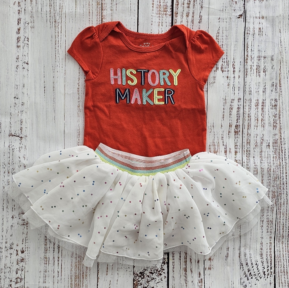 Cat & Jack Baby Skirt Set